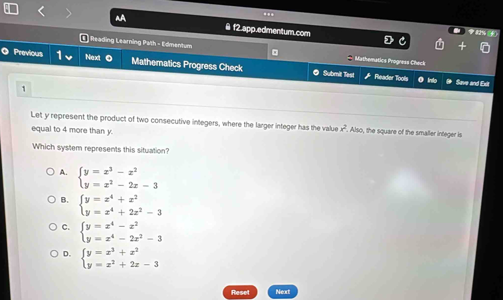 Solved: ≌f2.app.edmentum.com Reading Learning Path - Edmentum ...