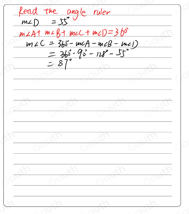 Solved: Calculate the size of angle BCD. [Math]