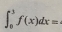 ∈t _0^3f(x)dx=