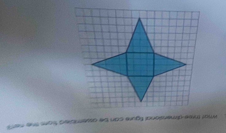 What three-dimensional figure can be assemibled from the hen ?