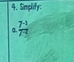 Simplify: 
Q.