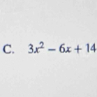 3x^2-6x+14