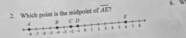 2midpoint of overline AE