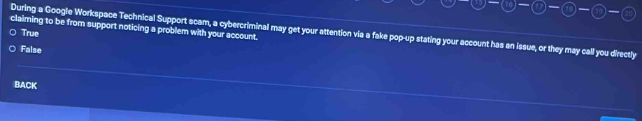 Solved: During a Google Workspace Technical Support scam, a ...