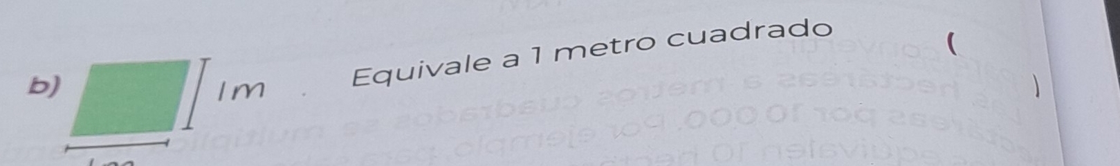 Equivale a 1 metro cuadrado 
(