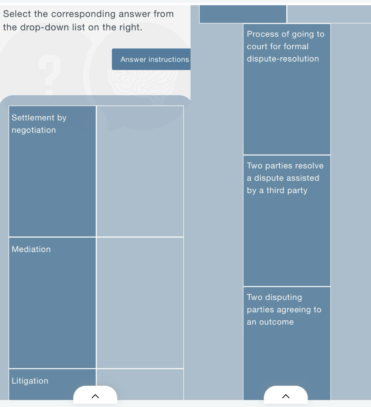 Solved: Select the corresponding answer from the drop-down list on the ...
