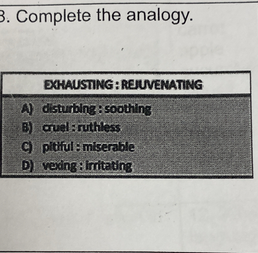 Complete the analogy.