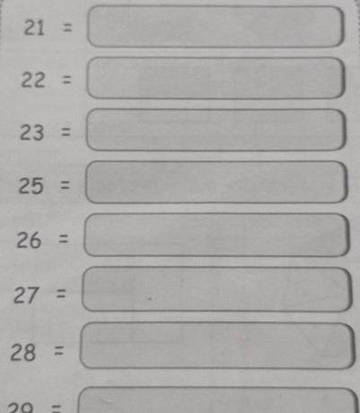 21=
22=
23=
25=
26=
27=
28=
2