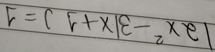 |2x^2-3|x+1|=1