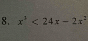 x^3<24x-2x^2