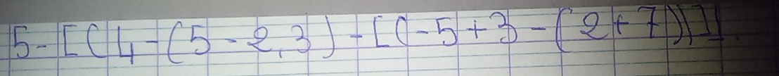 5-[(4-(5-2.3)-[(-5+3-(2+7))]]