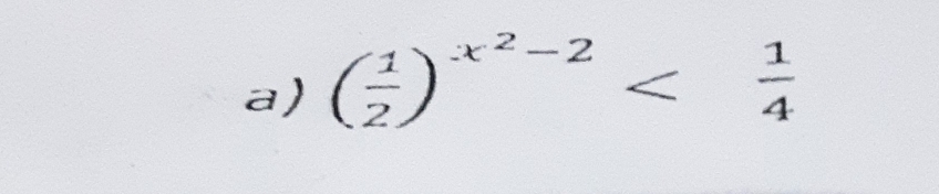 ( 1/2 )^x^2-2