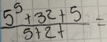  (5^5+3^2+5)/5+2+ =