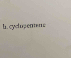 cyclopentene