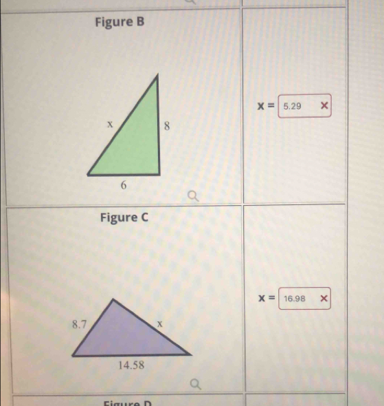 Figure B
x=5.29x
Figure C
x= 16.98 ×