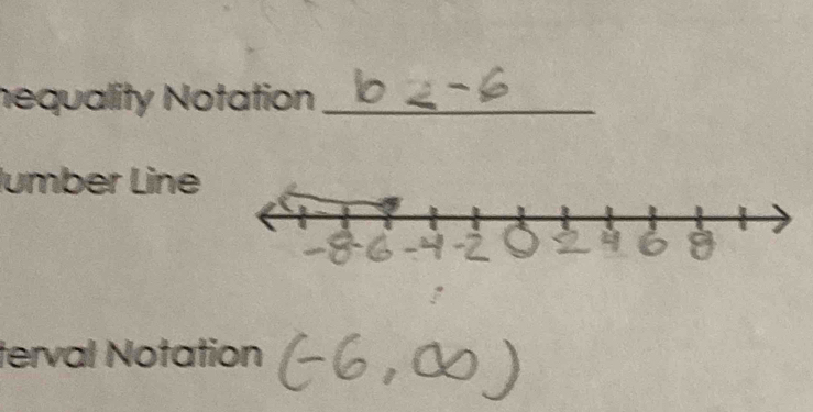 nequality Notation_ 
lumber Line 
terval Notation