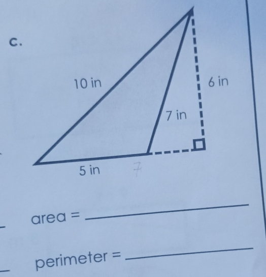 area =
_ 
_ 
_
perimeter =