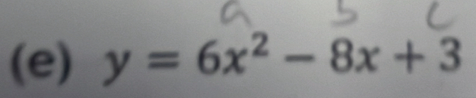 y=6x^2-8x+3