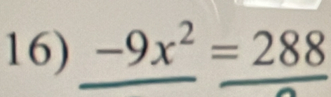 -9x^2=288