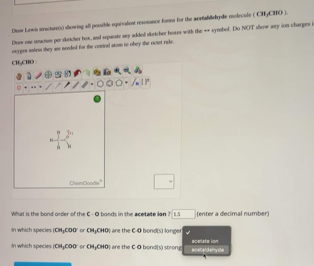 Solved: Draw Lewis structure(s) showing all possible equivalent ...