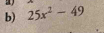 25x^2-49