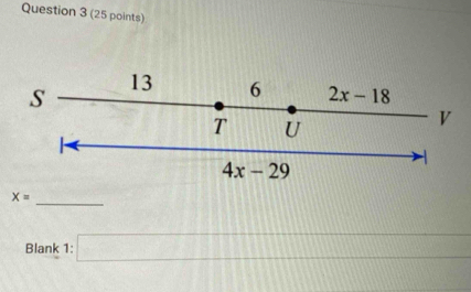 X=
11111
(11)
Blank 1: □