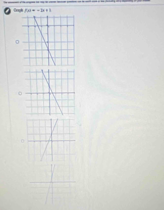 a Graph f(x)=-2x+1
。