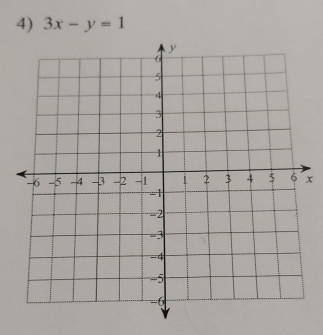 3x-y=1
x