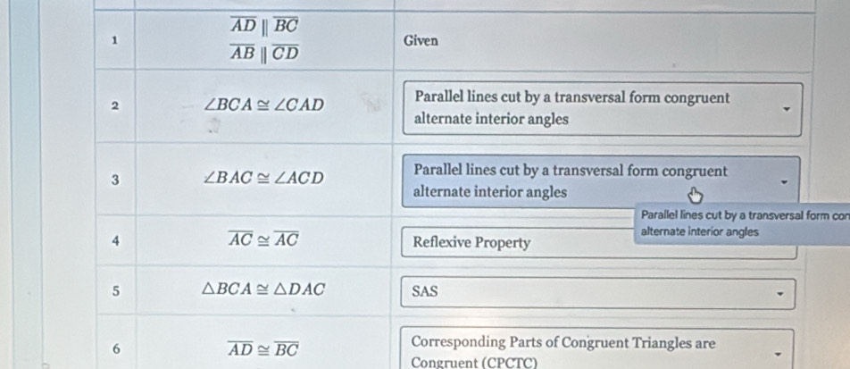 co
Congruent (CPCTC)