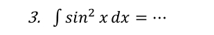 ∈t sin^2xdx= _