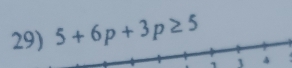 5+6p+3p≥ 5
3