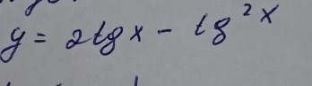 y=2lg x-lg^2x