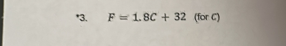 F=1.8C+32 (for G)