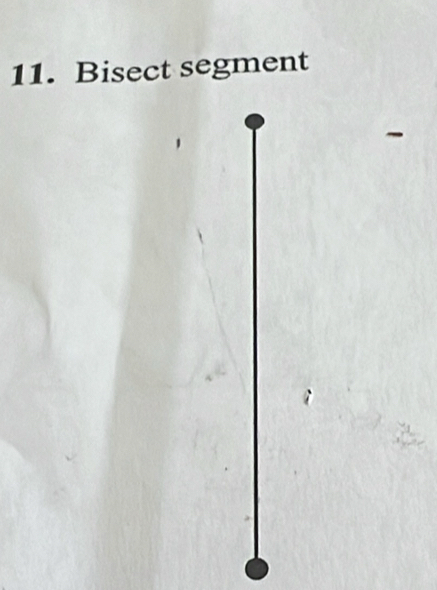 Bisect segment