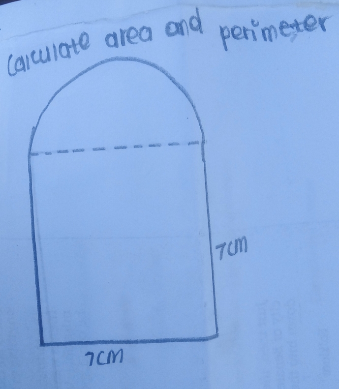 canculate area and perimeter