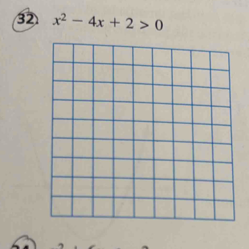 32 x^2-4x+2>0