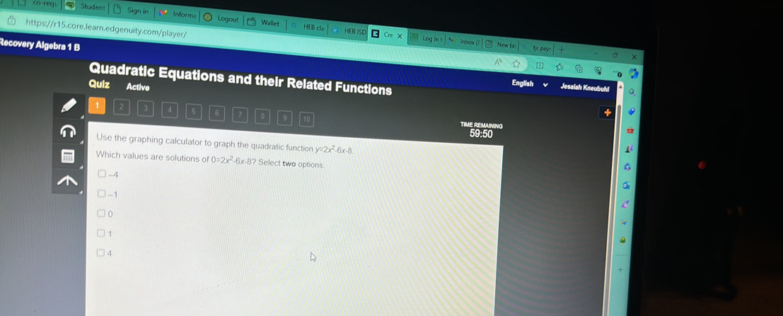 Solved: co-requ Studen Sign in Informa Logout https://r15.core.learn