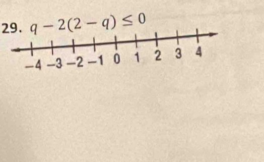 q-2(2-q)≤ 0