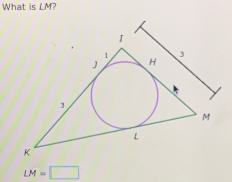 What is LM?
LM=□