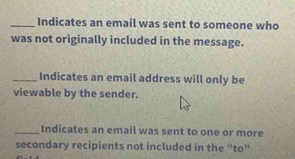 Solved: Indicates an email was sent to someone who was not originally ...