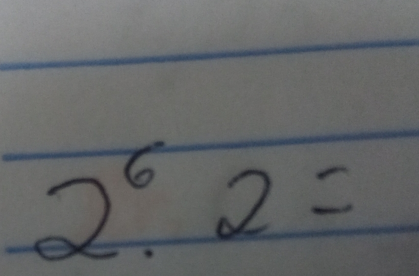 2^6· 2=