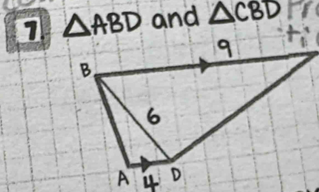 1 △ ABD and △ CBD