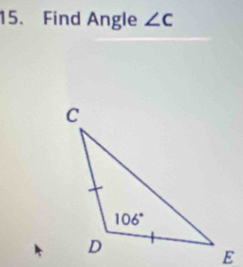 Find Angle ∠ c