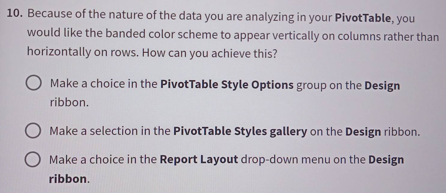 Solved: Because of the nature of the data you are analyzing in your ...