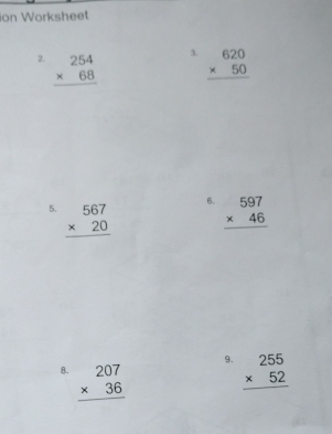 ion Worksheet 
3. 
2. beginarrayr 254 * 68 hline endarray beginarrayr 620 * 50 hline endarray
6. 
5. beginarrayr 567 * 20 hline endarray beginarrayr 597 * 46 hline endarray
9. 
8. beginarrayr 207 * 36 hline endarray beginarrayr 255 * 52 hline endarray