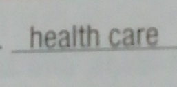 health care