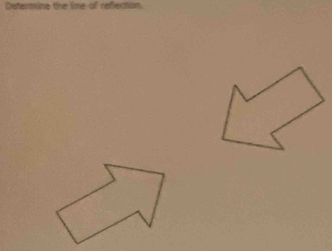 Determine the line of reflection.