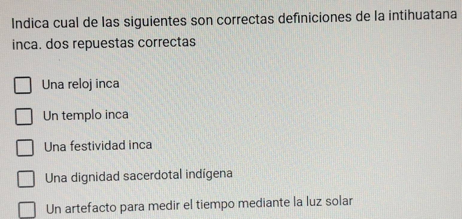 Resuelto:Indica cual de las siguientes son correctas definiciones de la ...