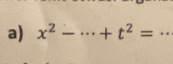 x^2-·s +t^2= _ frac 