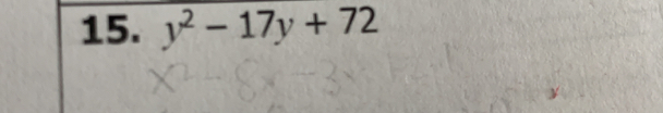 y^2-17y+72